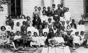 School children of the Elgin Settlement c. 1900s